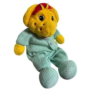 Barney & Friends BJ SleepyTime Dinosaur 16" Plush Pajamas Bedtime Toy 1997‎ rare
